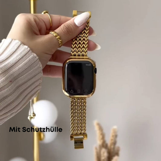 Luxus Edelstahl Armband "Elegance" für Apple Watch