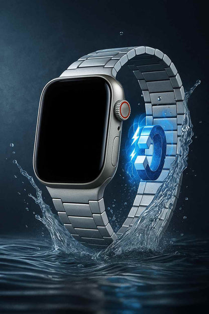 Edelstahl Magnet Gliederarmband für Apple Watch