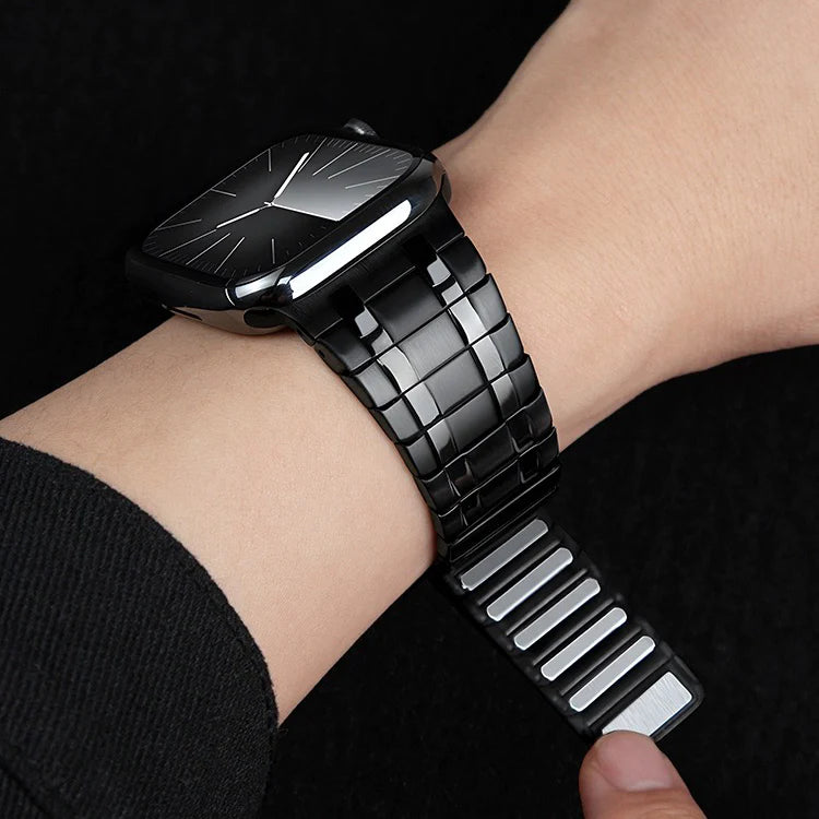 Edelstahl Magnet Gliederarmband für Apple Watch