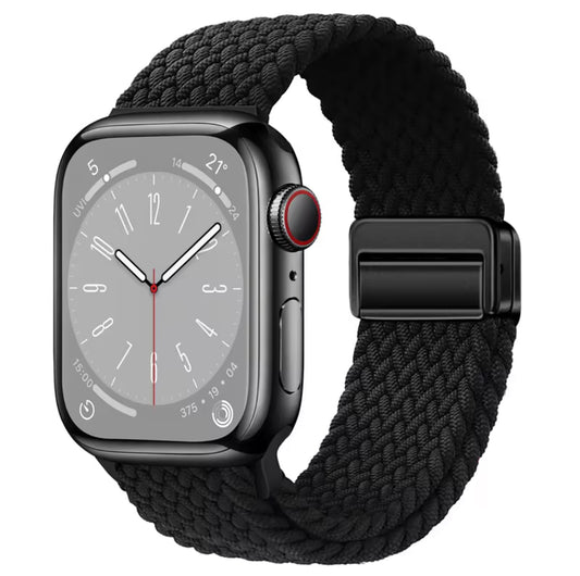 Atmungsaktives Stoffarmband für Apple Watch – Für Training & Alltag