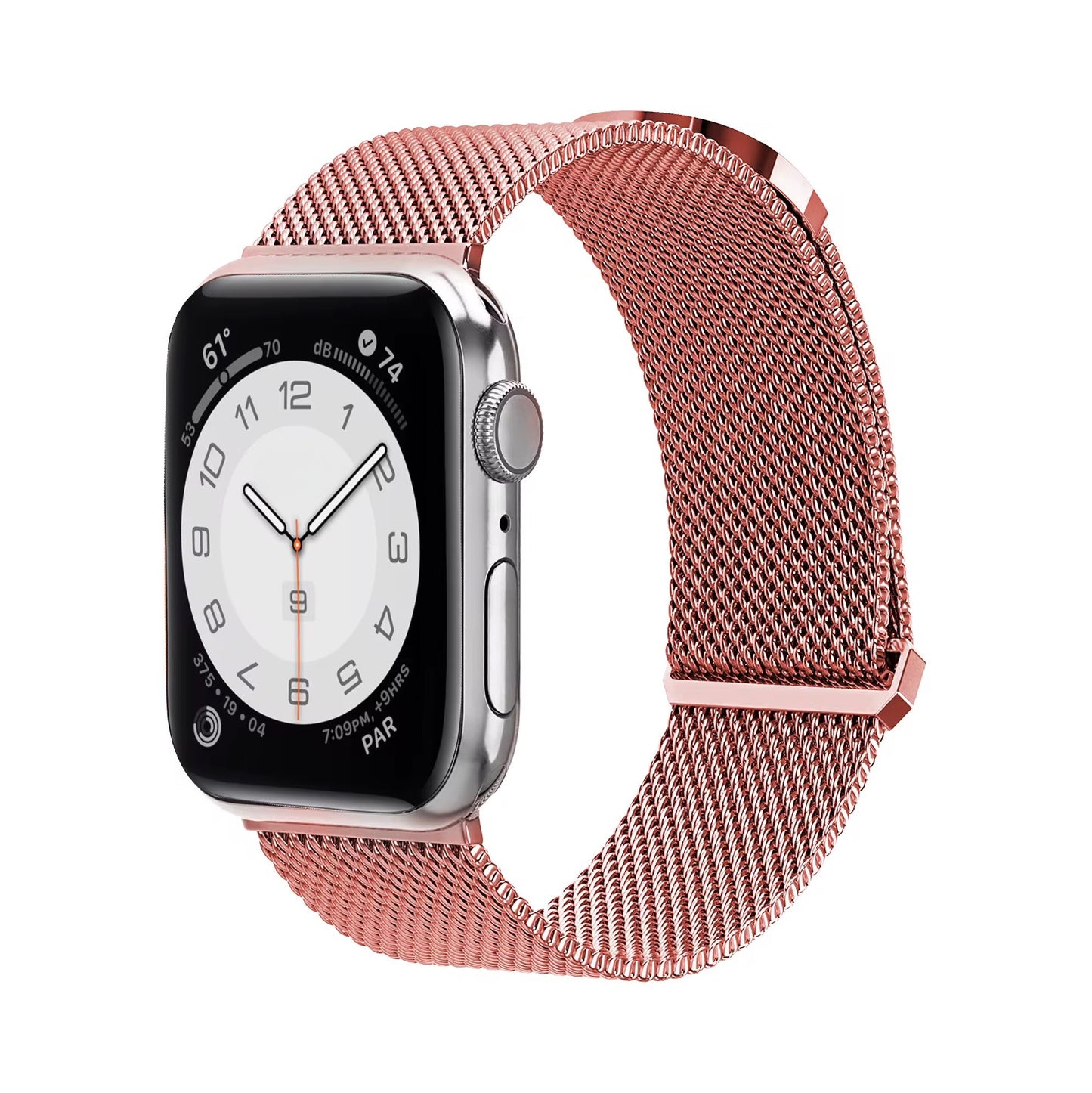 Luxus Edelstahl Milanaise Armband für Apple Watch