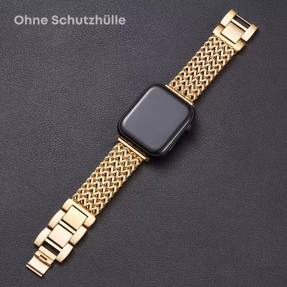 Luxus Edelstahl Armband "Elegance" für Apple Watch